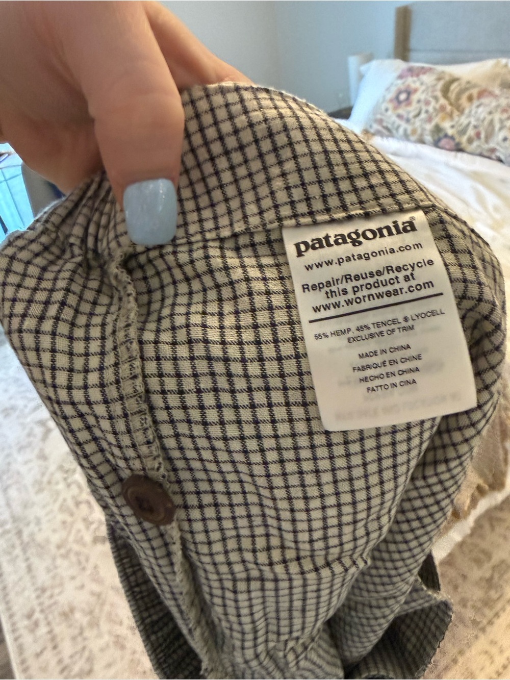 NEW Patagonia Garden Island Shorts Hemp Blend Wrap Shorts SMALL - Picture 10 of 11